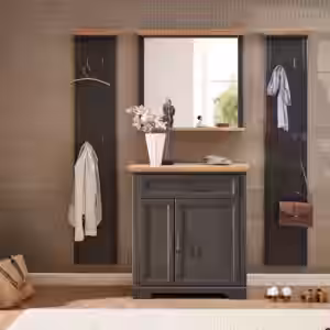 Garderobenset JASMIN GH81 Farbton Graphit 4-teilig EAN:4250314544042