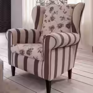 Polstersessel Ohrensessel Aversa mit schönem Landhaus Stoff EAN:4250983101171