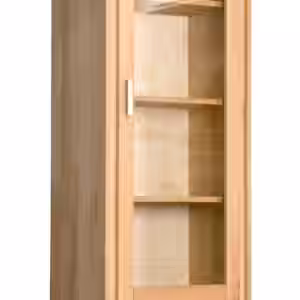 Vitrine Genf 1-türig rechts - Kernbuche Massivholz geölt EAN:4250983105162