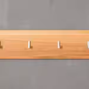 Wandgarderobe Hakenleiste Genf - Kernbuche Massivholz geölt EAN:4250983105704