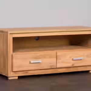 Lowboard Basel 2 Schubläden - Wildeiche Massivholz geölt EAN:4250983110616