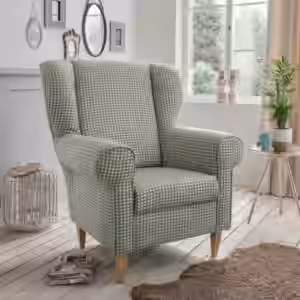 Polstersessel Ohrensessel AVERSA Stoff Talento Olivgrün EAN:4250983117189