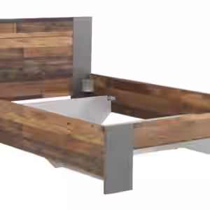 Jugendbett CLIF 140 x 200 cm Optik: Old Wood Vintage von Forte EAN:5904767879600