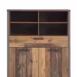 Highboard Kommode CLIF 2 Türen 1 Schublade Optik: Old Wood Vintage EAN:5904767886707