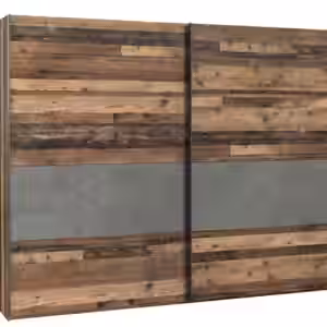 Schwebtürenschrank CLIF Binou 270cm Optik: Old Wood Vintage von Forte EAN:5904767891091