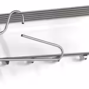 Garderobe Wandgarderobe Rex 2 Stahlrohr in Nickeloptik von Spinder EAN:8712077089483