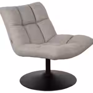 Lounge Sessel BAR Stoff Hellgrau von DutchBone EAN:8718548021457