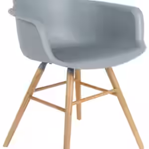 Esszimmerstuhl ALBERT KUIP Hellgrau - Design Armlehnstuhl von ZUIVER EAN:8718548031067
