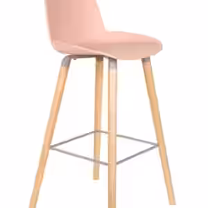 Barhocker ALBERT KUIP in Rosa von ZUIVER EAN:8718548036277
