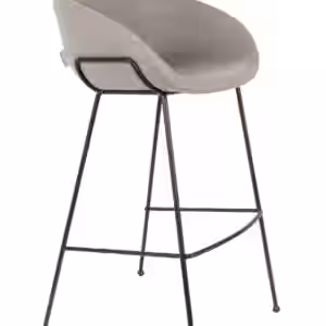 Barhocker FESTON Filzoptik Grau von ZUIVER EAN:8718548037304