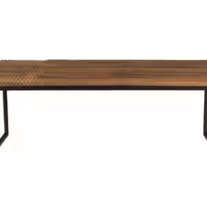 Couchtisch RANDI von DUTCHBONE mit geriffelter Mango Platte EAN:8718548040229