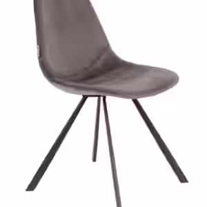 Esszimmerstuhl FRANKY VELVET Samt Grau von DutchBone EAN:8718548040434