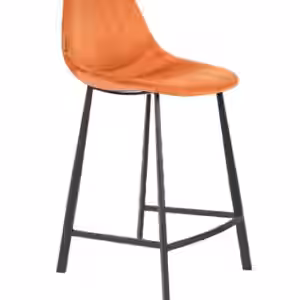 Tresenhocker FRANKY VELVET Samt Orange von DutchBone EAN:8718548040496