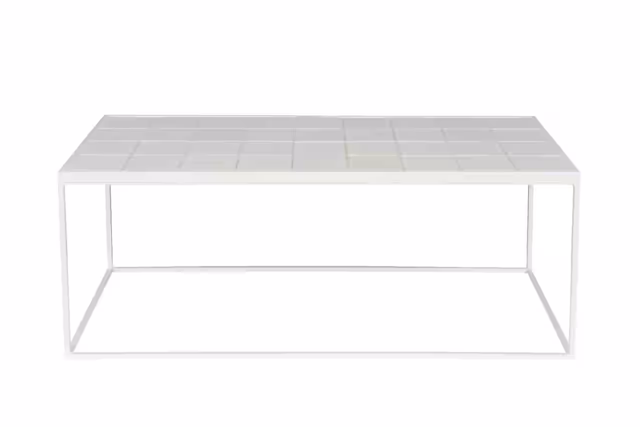 Couchtisch GLAZED WHITE Wohnzimmertisch von ZUIVER EAN:8718548041134