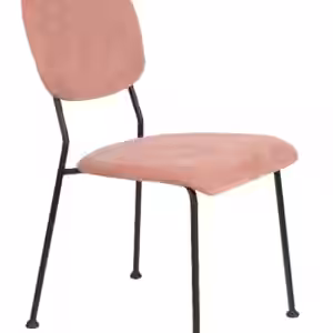Esszimmerstuhl BENSON PINK von ZUIVER mit trendigen Cordstoff EAN:8718548048799