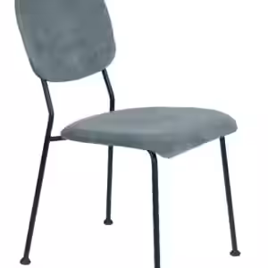 Esszimmerstuhl BENSON GREY BLUE von ZUIVER mit trendigen Cordstoff EAN:8718548048829