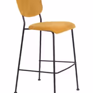 Barhocker BENSON OCHRE von ZUIVER mit trendigen Cordstoff EAN:8718548048935